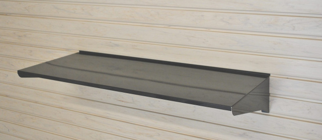 XL47 Steel Slatwall Shelf  - 47"w x 15"d  (PACK OF TWO SHELVES)